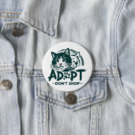 Adoptier nicht einkaufen 1 button