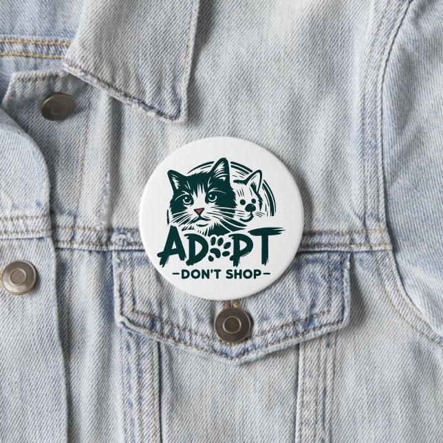 Adoptier nicht einkaufen 1 button (Beispiel)