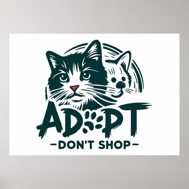 Adoptier nicht einkaufen 1 poster (Vorne)