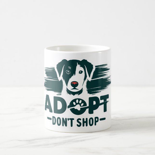 Adoptier nicht einkaufen 2 kaffeetasse (Mittel)