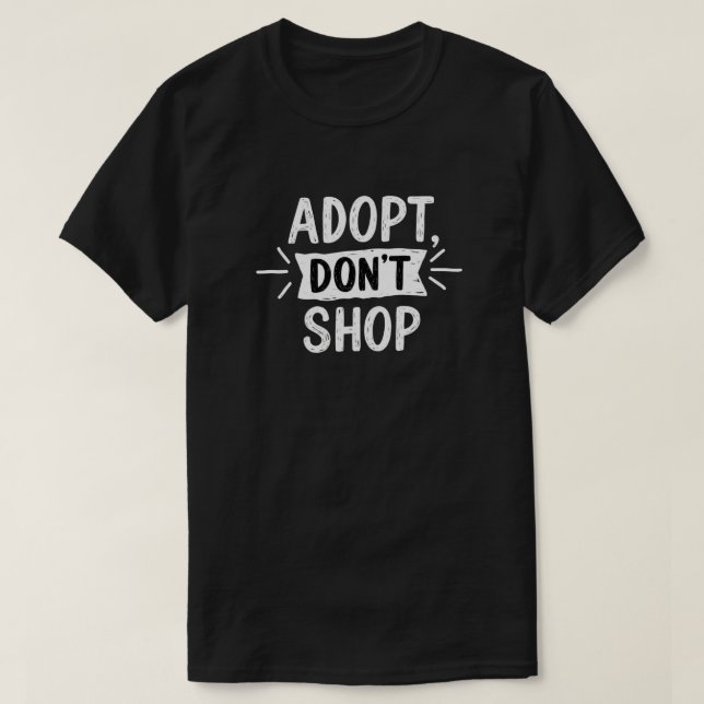 Adoptier, nicht kaufen | Rettung T-Shirt (Design vorne)