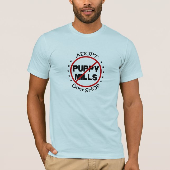 Adoptier nicht kaufen T-Shirt (Vorderseite)