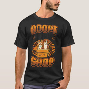 Adoptier Nicht Tierschutzlager lagern T-Shirt