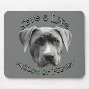 Adoptier oder Foster a Shelter Hund Big Hunde brau Mousepad