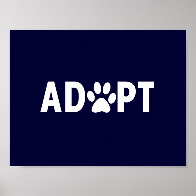 Adoptier Poster (Vorne)