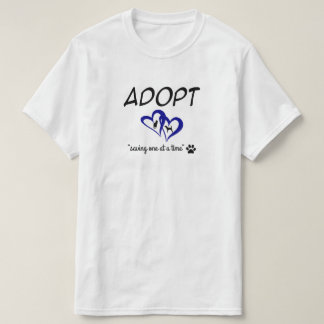 Adoptier "Rett eins nach dem anderen" T-Shirt