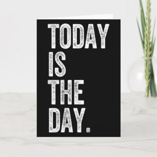 Adoptier-Shirt Heute Ist Der Tag Feier Gotcha Karte