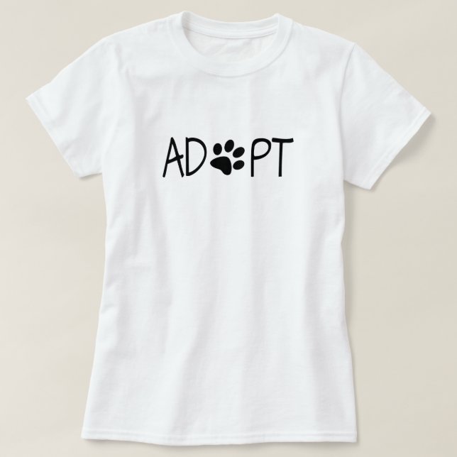 Adoptier T-Shirt (Design vorne)