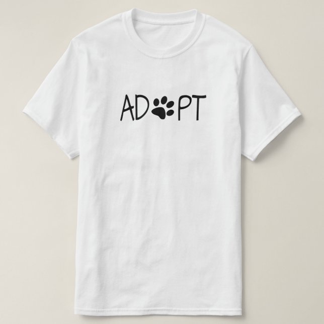 Adoptier T-Shirt (Design vorne)