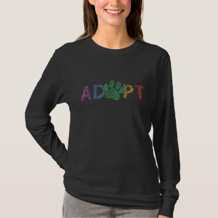 Adoptier von Tieren, um Tiere Adoptierend Hunde un T-Shirt