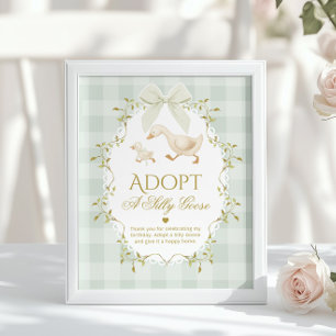 Adoptiere eine alberne Gans geschlechtsneutraler 1 Poster