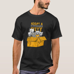 Adoptiere eine Schrödingers Kitty lustige Katze De T-Shirt