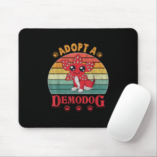 Adoptiere einen Demodog - Lustiges Geschenk für Hu Mousepad