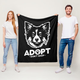 Adoptiere, nicht kaufen 3 fleecedecke