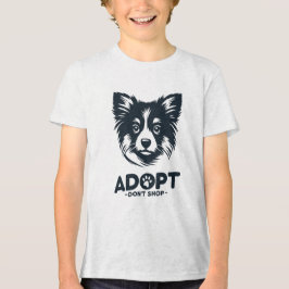 Adoptiere, nicht kaufen 3 Tri-Blend shirt