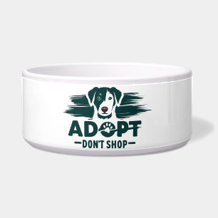 Adoptiere, statt zu kaufen 2 napf