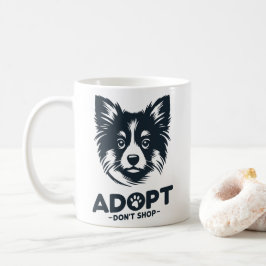 Adoptiere, statt zu kaufen 3 kaffeetasse