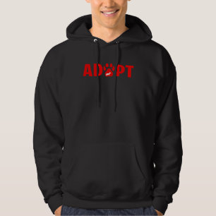 Adoptiere statt zu kaufen Deutscher Schäferhund Hoodie