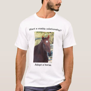 Adoptieren Sie ein Pferd T-Shirt