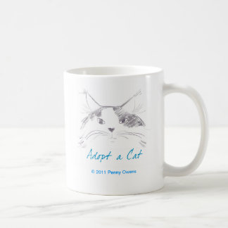 Adoptieren Sie eine Katze Tasse
