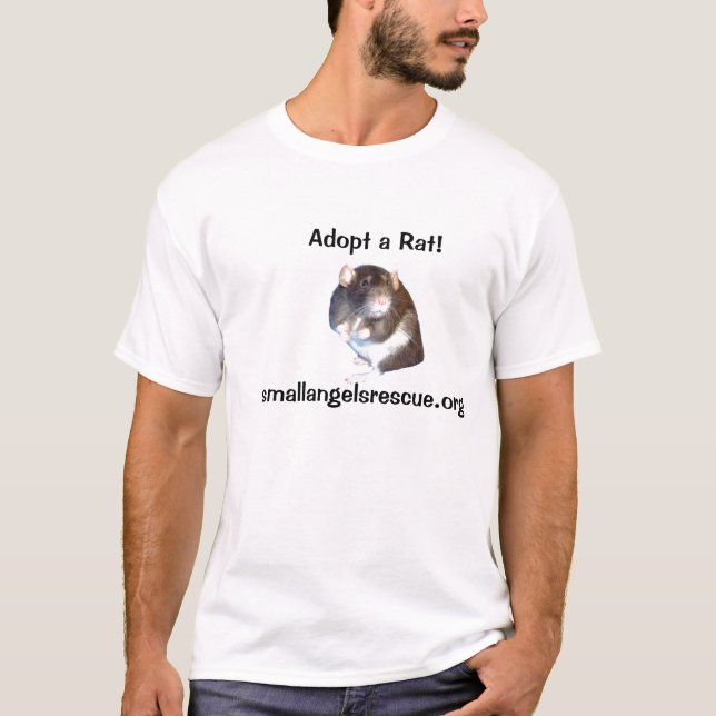 Adoptieren Sie eine Ratte! T-Shirt (Vorderseite)