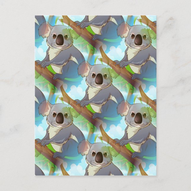Adoptieren Sie einen Koala! Postkarte (Vorderseite)