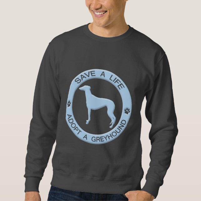Adoptieren Sie einen Windhund-T - Shirt (Vorderseite)