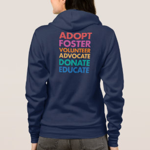 Adoptieren Sie freiwilligen Pflegeanwalt spenden Hoodie
