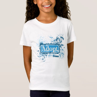 Adoptieren Sie {James-1:27} Mädchen-Baby - Puppe T-Shirt