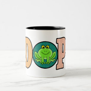 Adoptierend Frösche   Bestes niedliches Froschgesc Zweifarbige Tasse