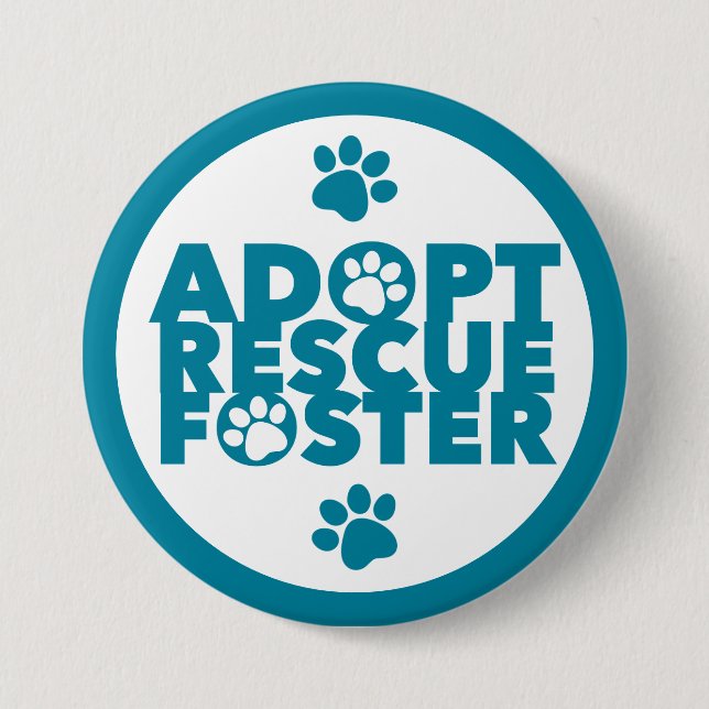Adoptierend Rettungsassistent Button (Vorderseite)