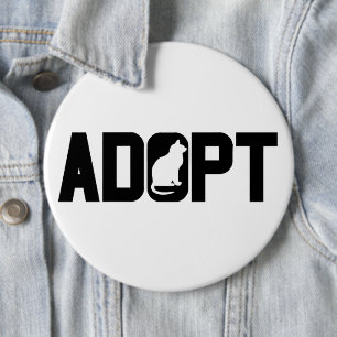 Adoptiert Haustiere Button