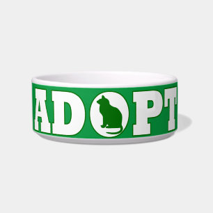 Adoptiert Haustiere Napf