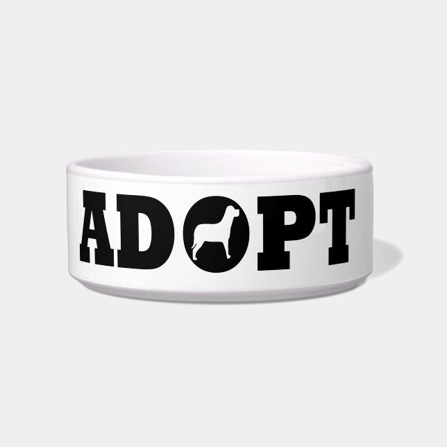 Adoptiert Haustiere Napf (Vorderseite)
