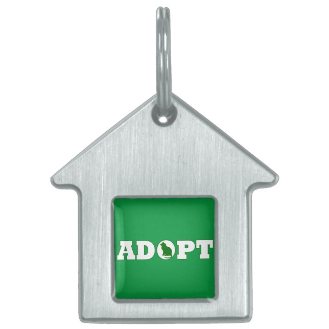 Adoptiert Haustiere Tiermarke (Vorderseite)