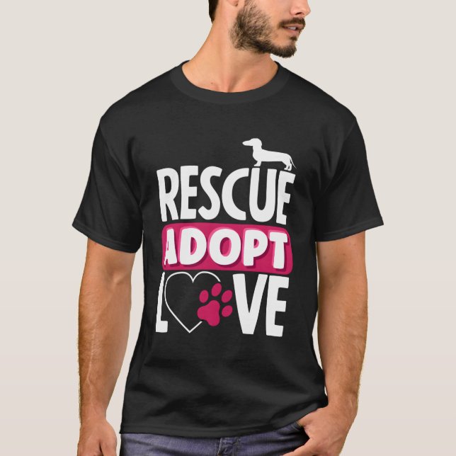 Adoptiert Liebe Adoption T-Shirt (Vorderseite)
