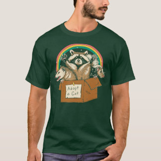 Adoptiert Verbotene Katzen T-Shirt