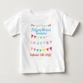 Adoptiert von Foster Care - Individuelle Name Shir Baby T-shirt