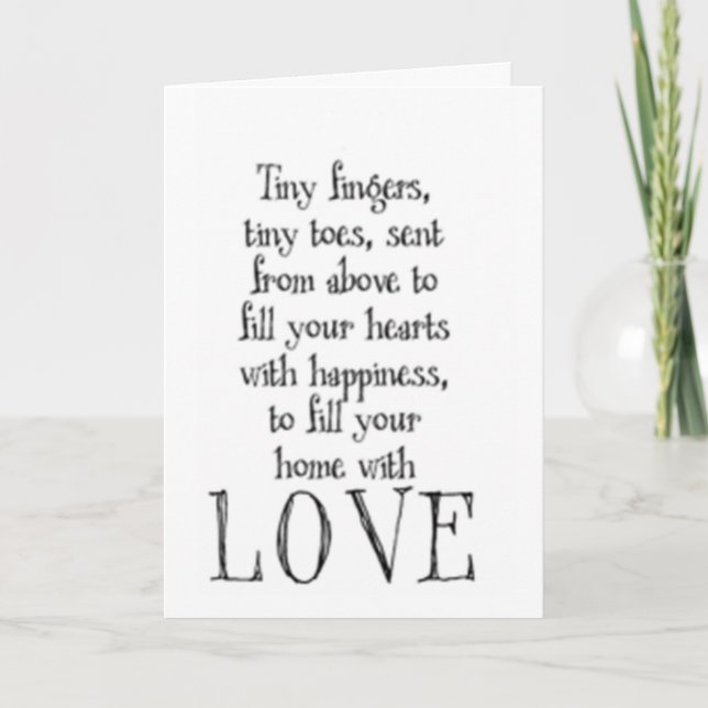 Adoption, adoptier, adoptiert, Fotografie, Karte (Vorderseite)