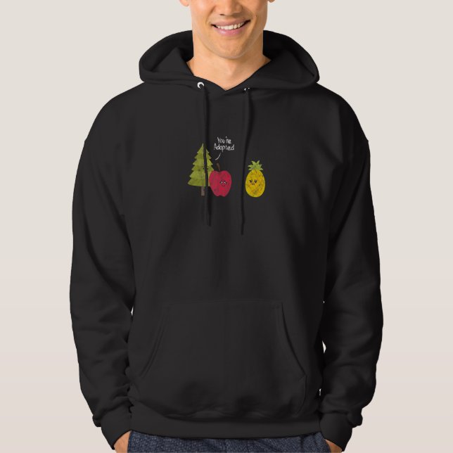 Adoption Adoptive Eltern fördern Kind Sie sind ers Hoodie (Vorderseite)