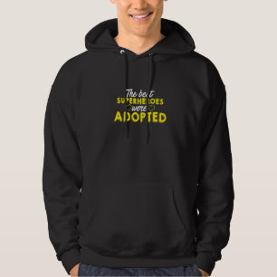 Adoption Ankündigung Tag Familie Bester Held Hoodie