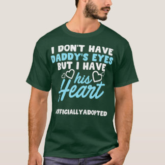 Adoption Ankündigung Tag Familie Geschenke Vater H T-Shirt