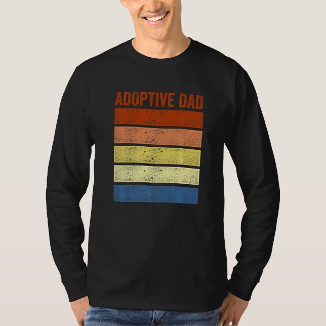 Adoption Announcement Day Dad Family  4 T-Shirt (Vorderseite)