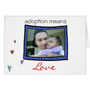Adoption/Babyankündigungskarte