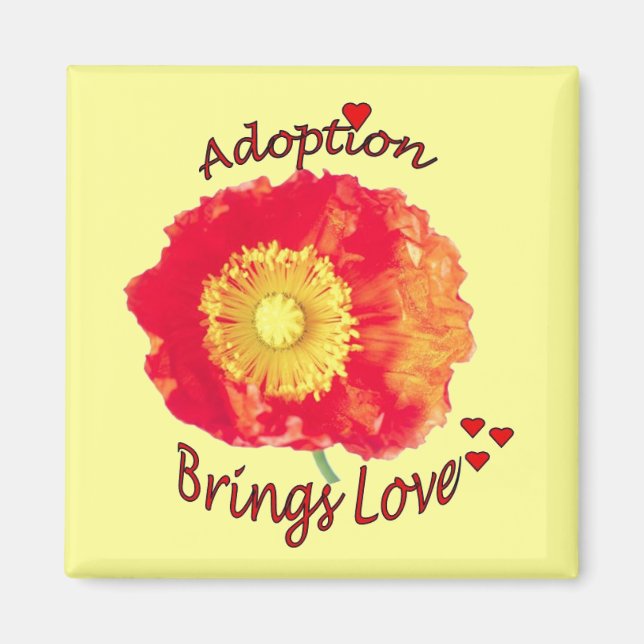 Adoption bringt Liebe Magnet (Vorne)