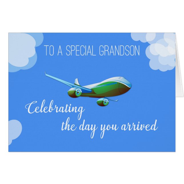 Adoption des Flugzeugtages Grünes Flugzeug (Vorderseite (Horizontal))