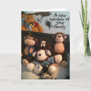 Adoption DES NEUEN BABYS Karte