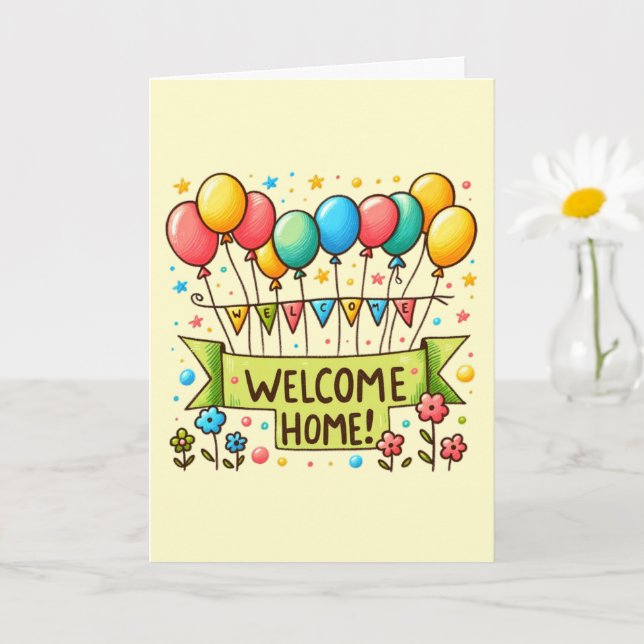 Adoption & Foster - Willkommen in der Familie! Karte (Kleine Pflanze)