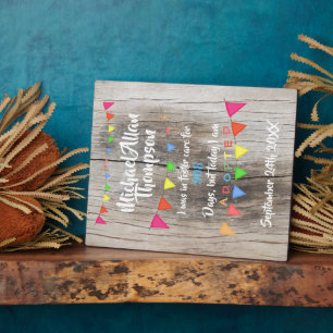 Adoption From Foster Care Announcment gotcha day Fotoplatte