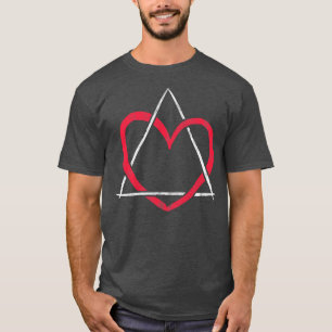 Adoption Herz Liebe Symbol Pflegekind Mutter Vater T-Shirt